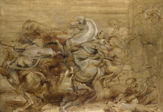 Lion Hunt - Rubens (c.1615)