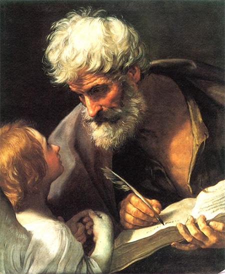 St Matthew and the Angel by Guido Reni