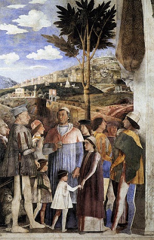 A fresco by Andrea Mantegna (c.1430-1506)