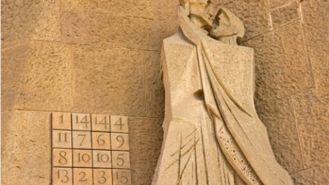 The mystery of the magic Square, Sagrada Familia, Barcelona